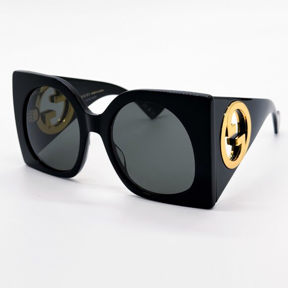 NEW GUCCI SUNGLASSES GUCCI GG1254S 001 BUTTERFLY SHAPE EYEWEAR GUCCI - Picture 4 of 11